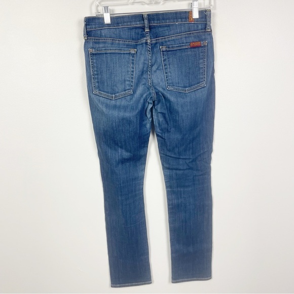 7 For All Mankind “The Skinny Crop & Roll” Jeans – Size 27 - Picture 3 of 7